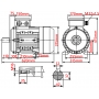 SILNIK ELEKTRYCZNY ŁAPOWY 11kW 400/690V 1450obr WAŁEK 42mm 3-FAZOWY